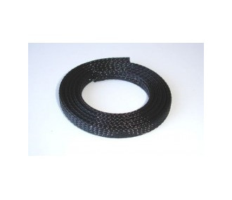 Tuyau tressé D3mm noir L1m