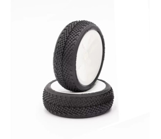TZO G-ONE Buggy-Reifen 1/10 vorne 2/4 montiert/geklebt SOFT (Paar)