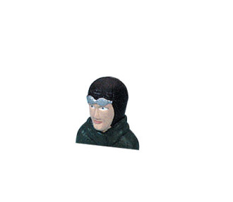 PILOTE CASQUE CUIR 1/8