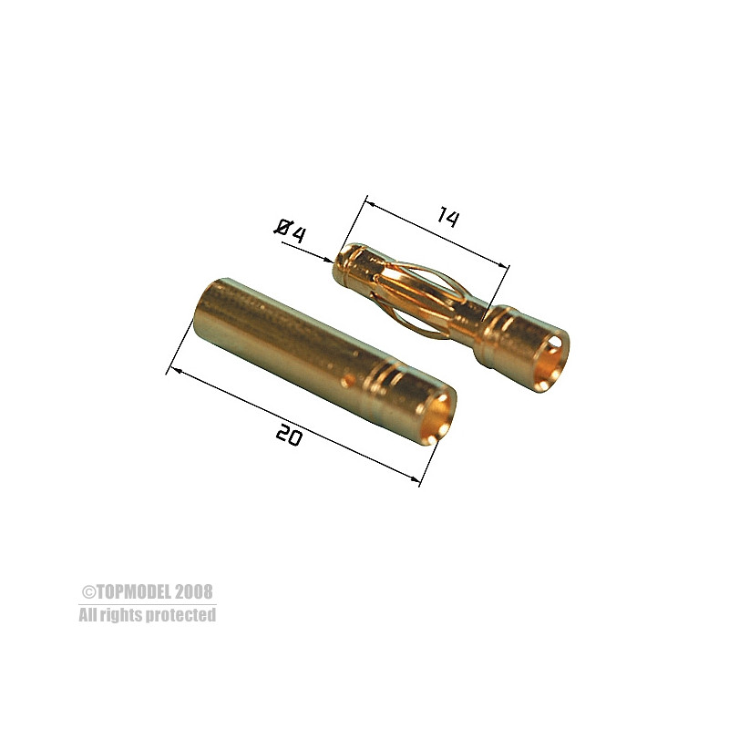 SOCKET PK 4mm 2 pairs