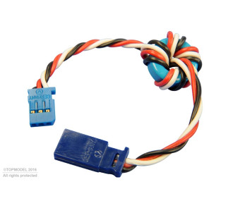 15cm FUTABA EXTENSION TORSADA CON FERRITA