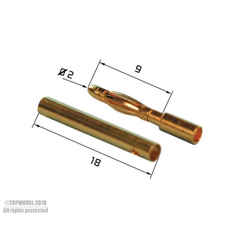 Presa PK 2 mm 2 coppie