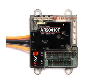 Spektrum AR20410T DSMX récepteur 20 voies PowerSafe, Telemetry