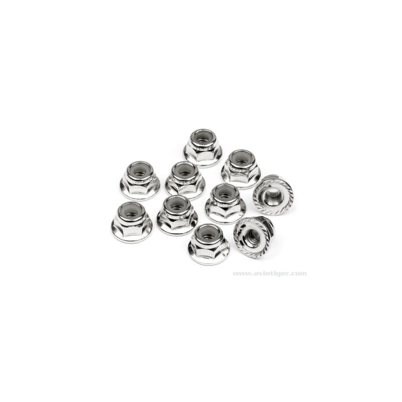 ECROU NYLSTOP EPAULE ARGENT M4