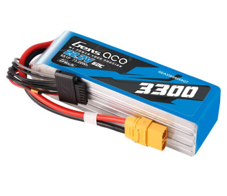 Batteria Gens ace lipo 6S 22.2V 3300mAh 45C Presa EC5