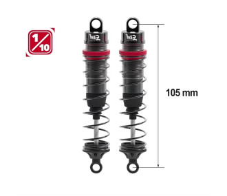 1/10 105mm BIG BORE 13mm ammortizzatori + kit 3 molle (H/M/S)
