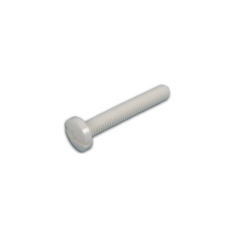 NYLON SCREW M6x40 TC SLIT 10pcs