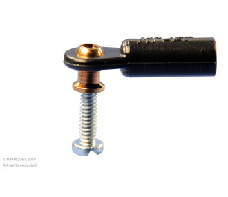 ROUND CAP V1, Ø3, M2/M1,6 LONG 2pcs