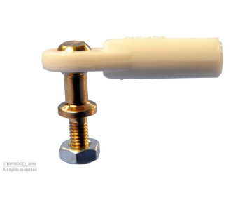 TAPÓN REDONDO V1, Ø5, M2,5/M2,5 LARGO 2uds.