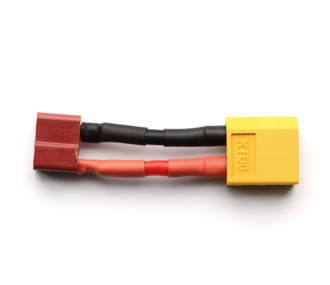 Adaptateur prise XT60 controleur (M) vers Deans (T) batterie (F)