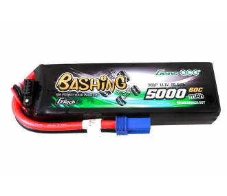 Batterie Gens Ace Bashing-Series, Lipo 3S 11.1V  5000mAh 60C Prise EC5