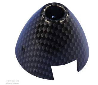 TURBO SPINNER Ø30mm CARBON LOOK (seul)