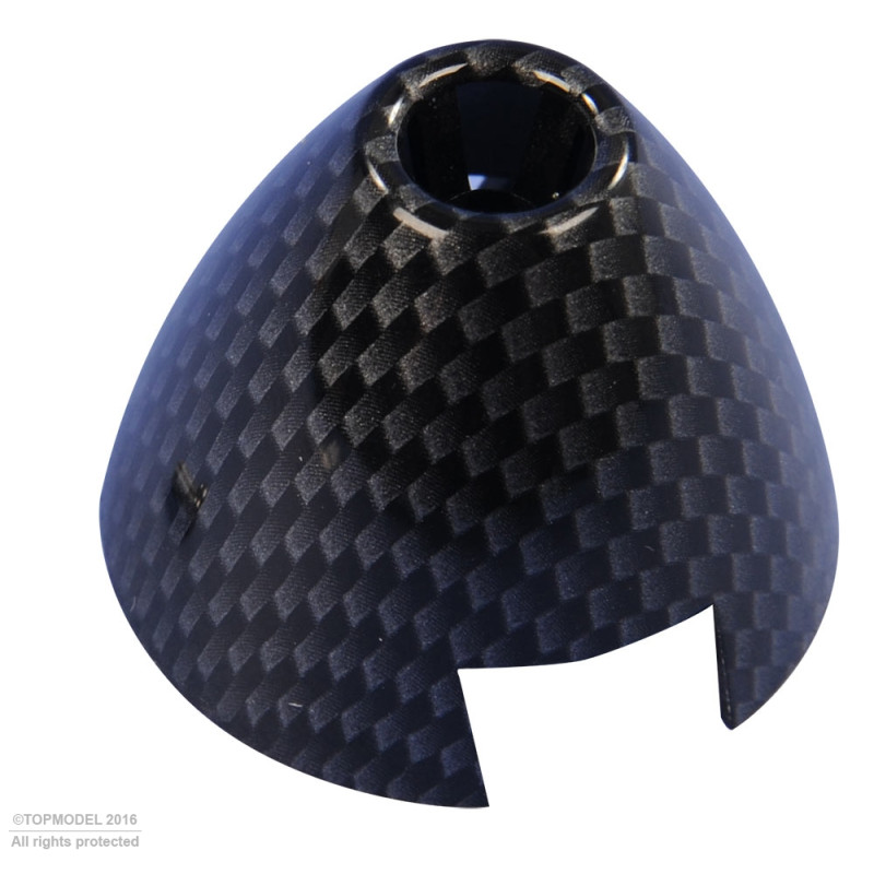 TURBO SPINNER Ø30mm CARBON LOOK (seul)