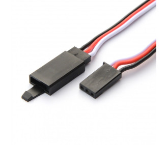 Rallonge servo Futaba avec sécurité 900mm 26AWG (0,32mm²)