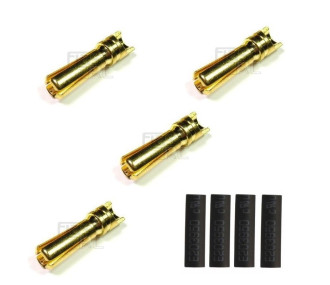 Prise OR 4mm DB4 Male set (4pcs) - Dualsky