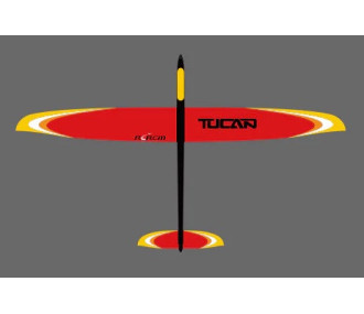 E-Tucan toda fibra aprox.2,00m rojo y amarillo RCRCM