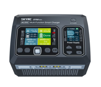 D750 MIX Charger (AC max 500W - DC max 1600W total) SkyRC