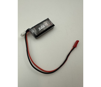 Batterie Lipo MaxPro 2S 7.4V 300mAh 50C prise jst-bec