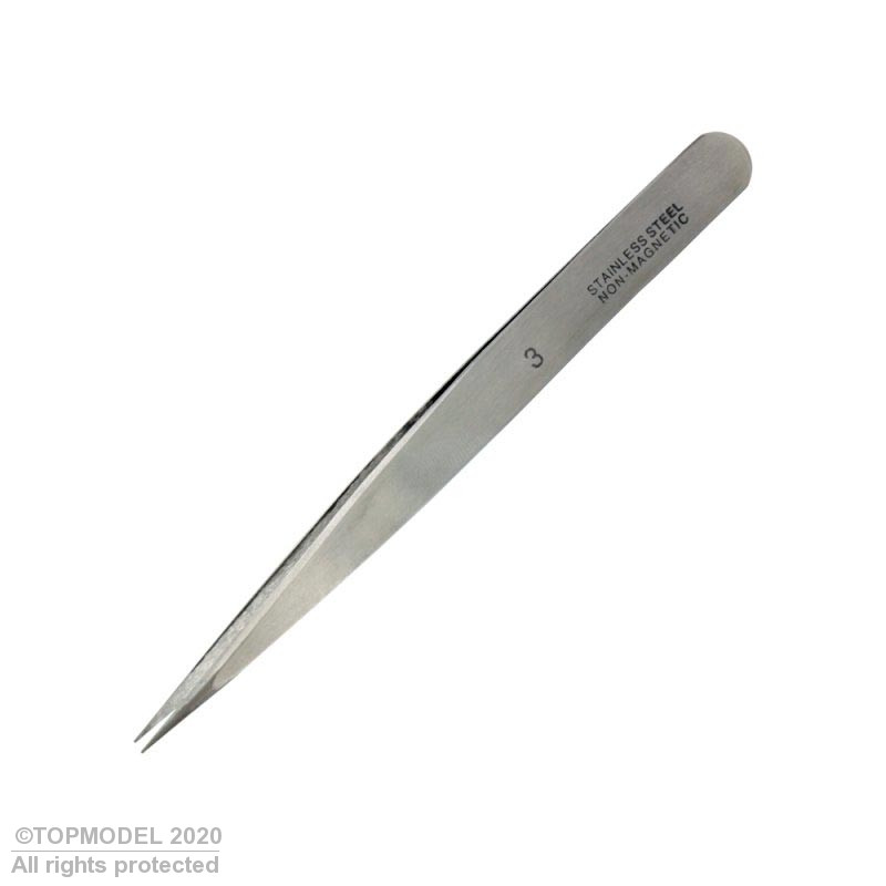 BRUCELLES INOX BEC POINTU 120mm