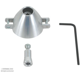 CONE ALU TURBO Ø50/Ø3,2mm