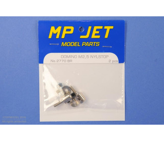 DOMINO M2,5 NYLSTOP 2pcs alu