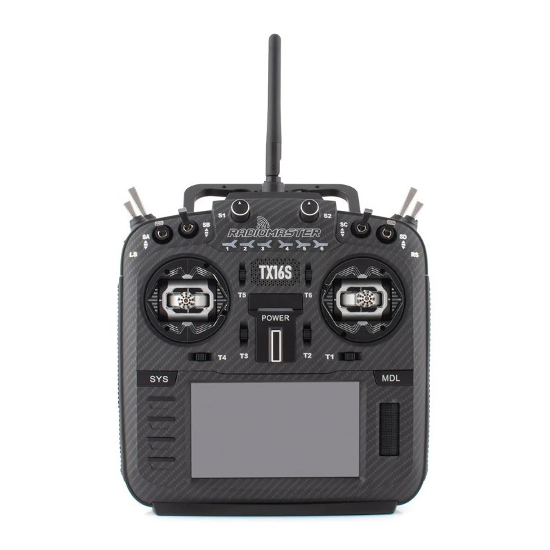 RadioMaster TX16s MKII Black Manche AG01, ELRS 16ch 2,4GHz