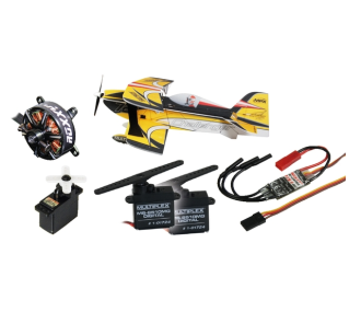 Multiplex Challenger jaune/noir High Performance Set env.0.85m