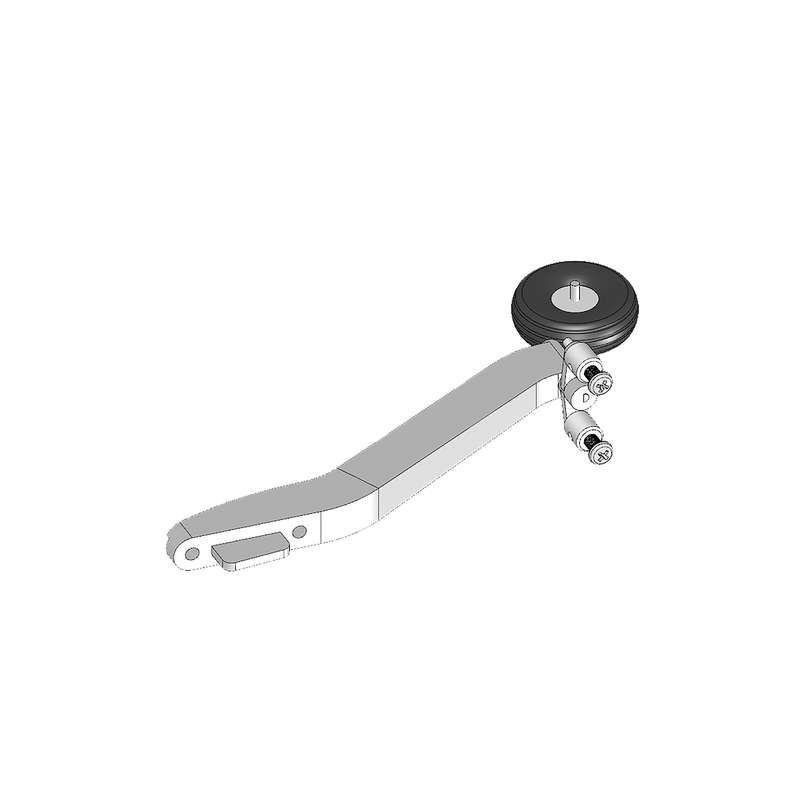 224304 - Set de roulette de queue av. Ressort et vis Extra 300 S