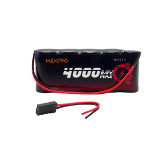 6.0V 4000mAh NiMh batería plana FLASH RC