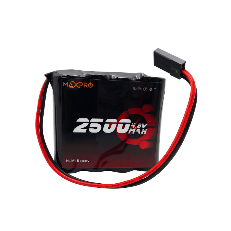 Batterie 4,8V 2500mAh NiMh flach AA FLASH RC