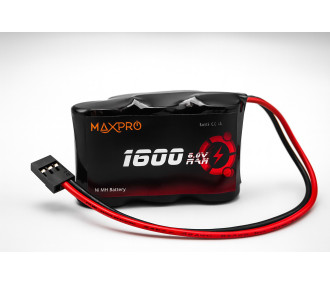 Battery 6,0V 1600mAh NiMh Hump (pyramid format) FLASH RC