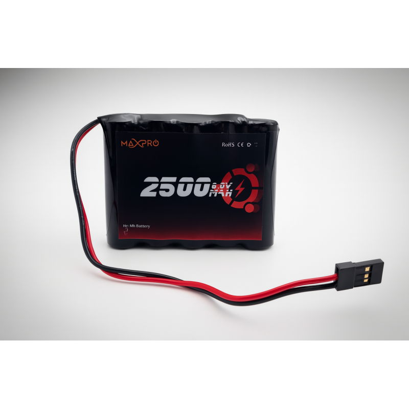 Battery 6,0V 2500mAh NiMh flat AA FLASH RC