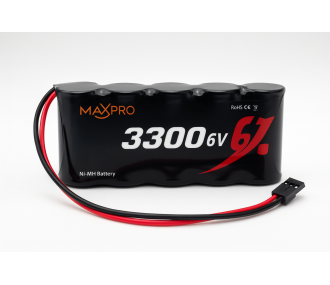 Battery 6,0V 3300mAh NiMh flat FLASH RC