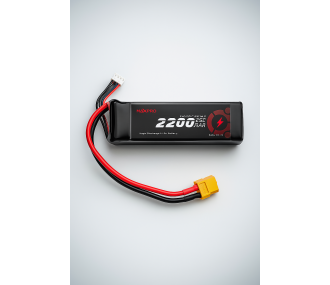Batterie lipo MaxPro 3S 11.1V 2200mAh 25C prise XT60