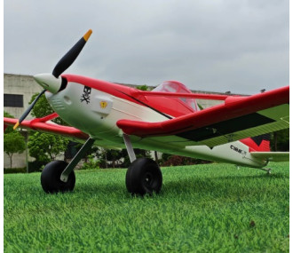 Avión Dynam Cessna 188 PNP rojo aprox.1.50m