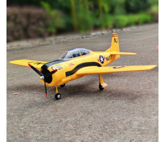 Avion Dynam T28 Trojan V2 PNP jaune env.1.27m