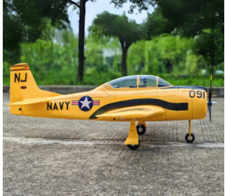 Dynam T28 Trojan V2 PNP giallo Aircraft circa 1,27m