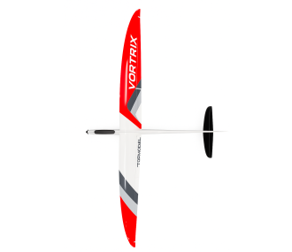 Planeur Vortrix XL Topmodel Blanc, Red Neon, Gris carbon, noir, env. 2,5m