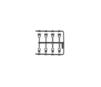 Serpent I coupelle d  ammortisseur haut RCM-SS  (4+4)  (SER160129)