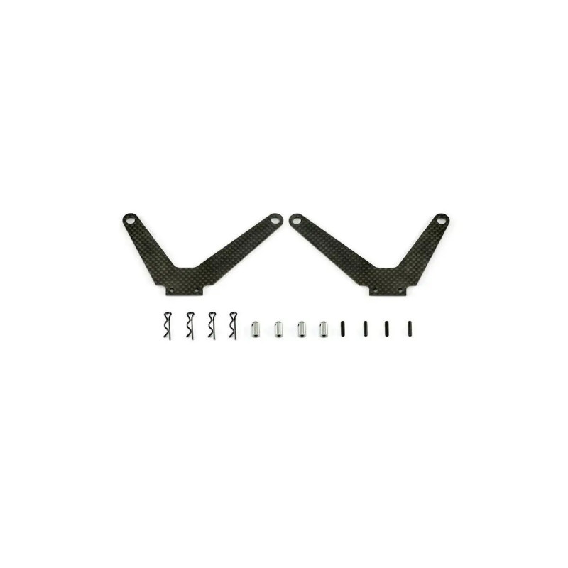Serpent I Battery mount plate carbon set SRX8E (SER600951)