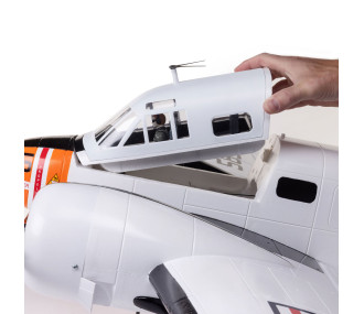 Beechcraft D18/RC-45J 1.5m BNF Basic with AS3X+ and SAFE Select E-Flite