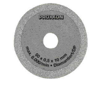 Lame de scie circulaire 50 x 0,5 x 10 mm, denture diamant