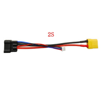 Adattatore lungo Traxxas (TRX) a XT60 maschio 2S