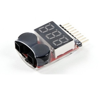 Spannungssensor – Alarm-Buzzer für niedrigen Batteriestand von 1 bis 6S – 2 in 1