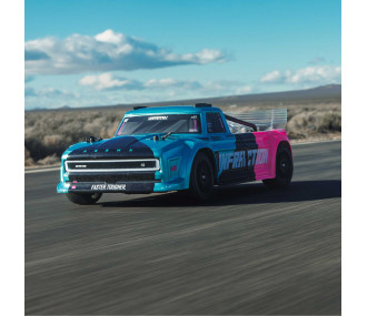 1/8 INFRACTION 223S DSC 4X4 RTR Brushless All-Road Street Bash Truck, Teal/Pink

In Italian:
1/8 INFRACTION 223S DSC 4X4 RTR Brushless All-Road Street Bash Truck, Turchese/Rosa