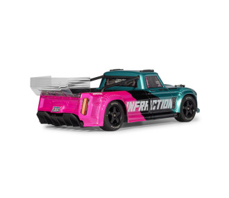 1/8 INFRACTION 223S DSC 4X4 RTR Brushless All-Road Street Bash Truck, Teal/Pink

In Italian:
1/8 INFRACTION 223S DSC 4X4 RTR Brushless All-Road Street Bash Truck, Turchese/Rosa