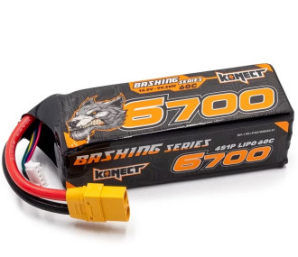 Konect XT90 soft case 4S 14.8V 6700mah 60C LiPo battery