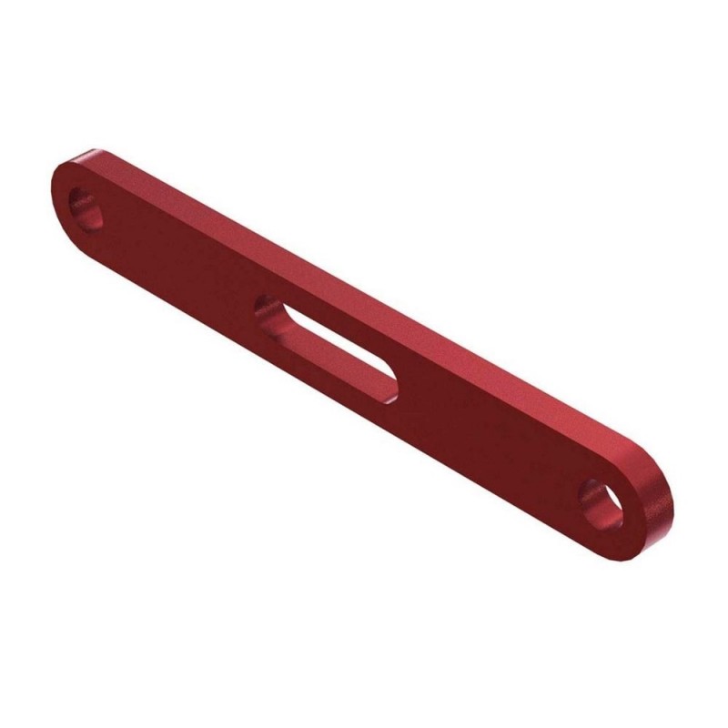 ARRMA AR330445 Soporte de Suspensión RR de Aluminio Rojo 4x4