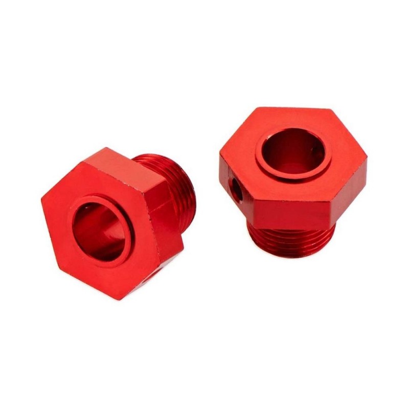 ARRMA AR330359 Aluminum Wheel Hex Red Nero (2)
