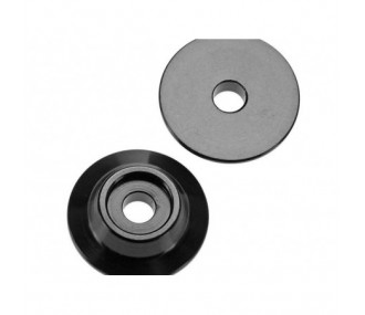 ARRMA AR320216 Aluminum Wing Button Black (2)